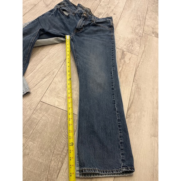 American Eagle Outfitters Mens Original Boot Jeans Medium Wash Light Wash - Picture 5 of 6